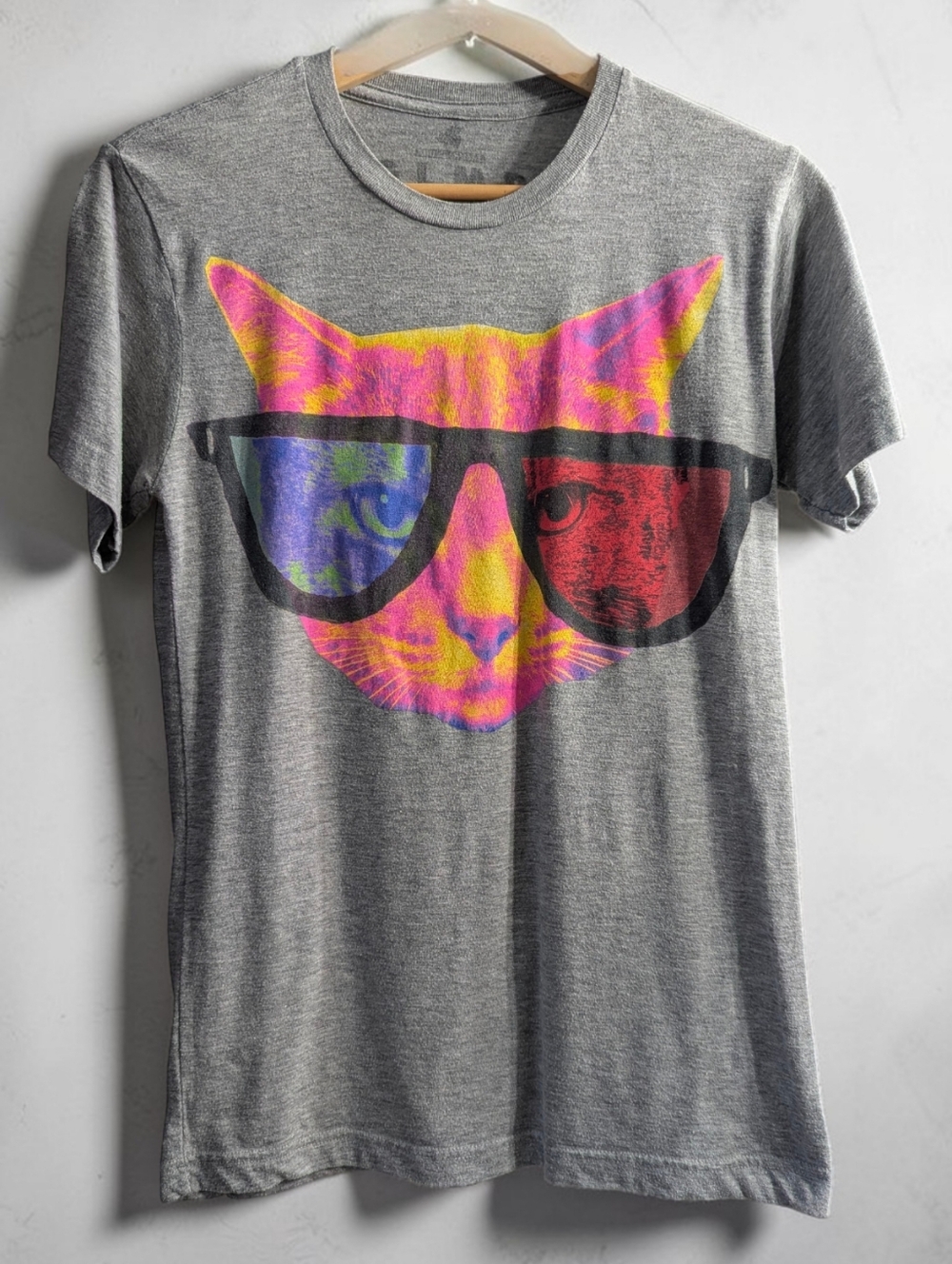 *RARE* 3D Glasses Cat Shirt (S)